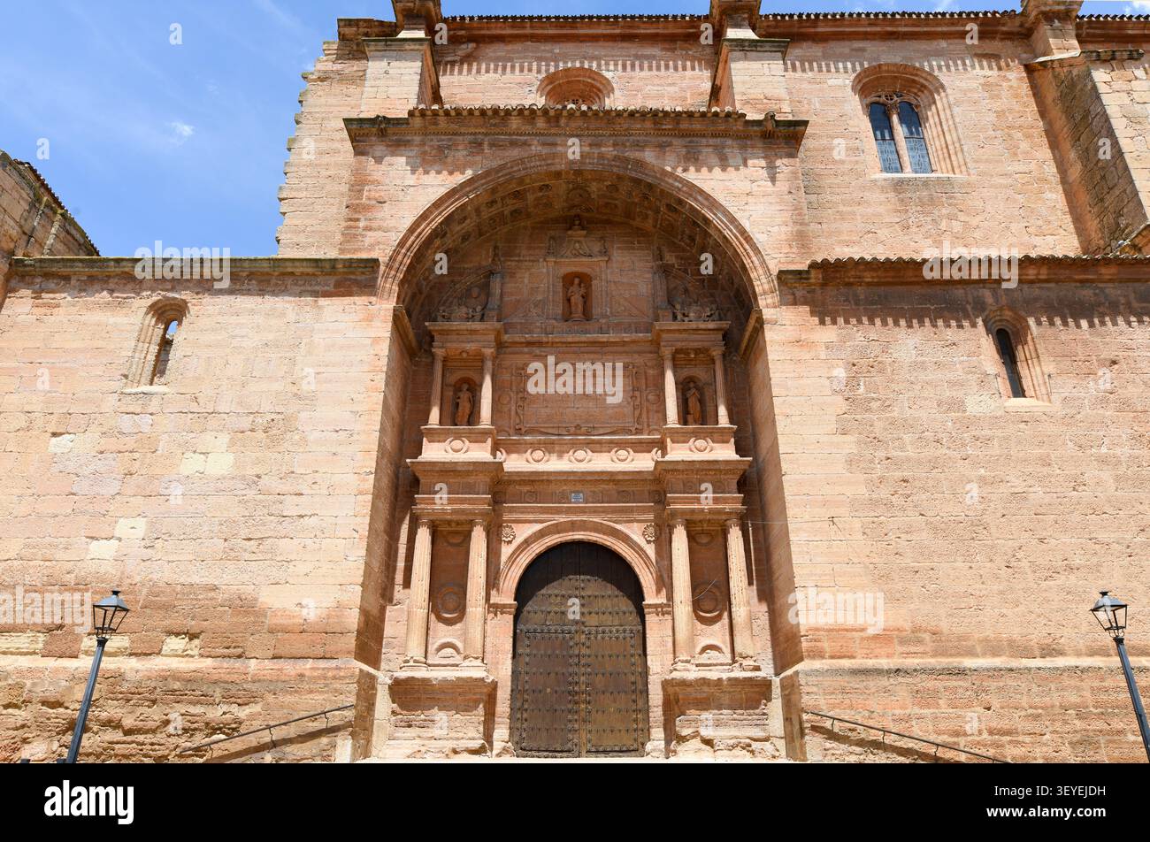 Villarrobledo, Kirche San Blas (Gotik, Renaissance und Barock, 13. Jahrhundert und später). Provinz Albacete, Castilla-La Mancha, Spanien. Stockfoto