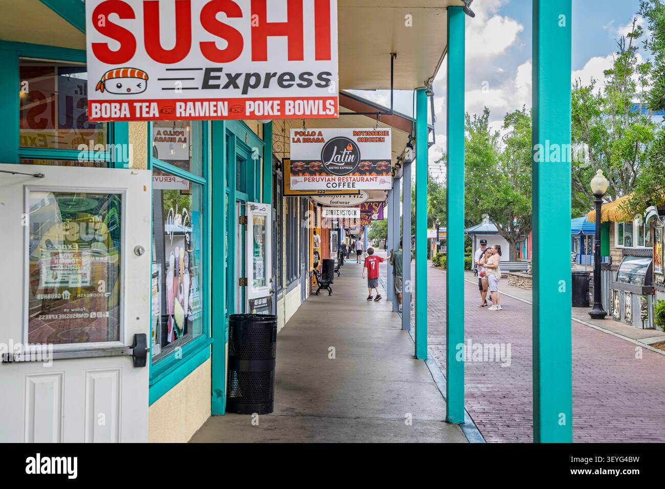 In Old Town, Kissimmee, Florida, USA. Am 6. Juni 2026 Stockfoto