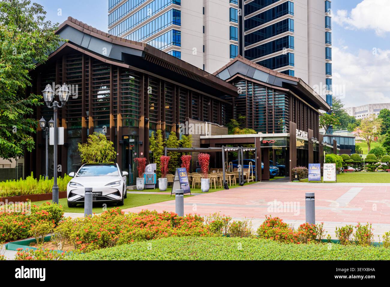 BYD-Händler, Zhongshan Park, Novena, Singapur Stockfoto