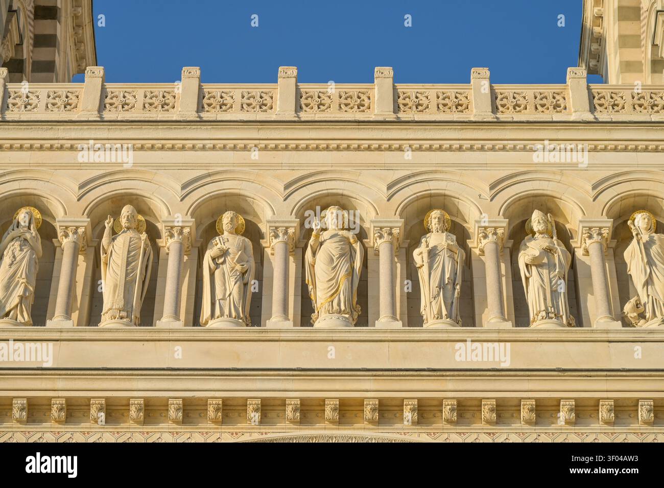 Statuen, Apostel, Kathedrale Von Marseille, Marseille, Frankreich Stockfoto