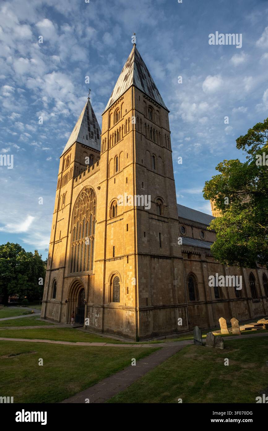 Southwell, 4. Juli 2026: Die Minster Cathedral Stockfoto