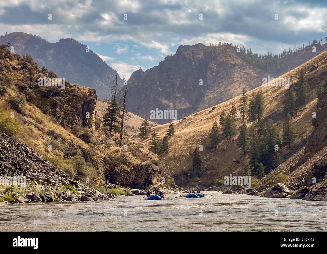 Middle Fork Salmon River, Idaho. Stockfoto