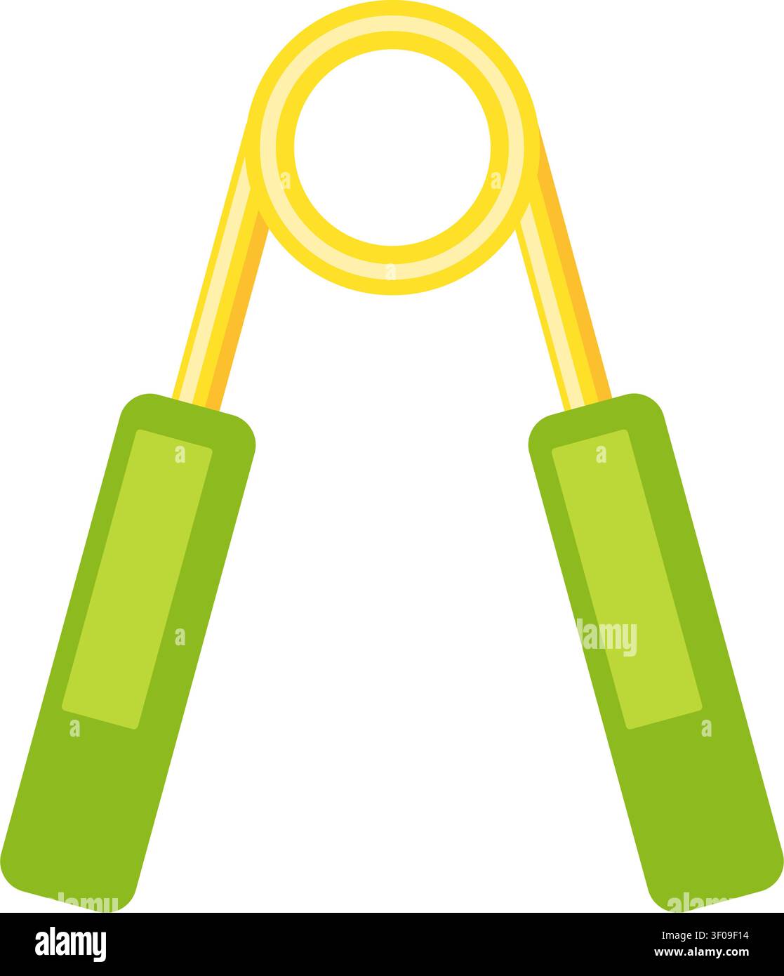 Widerstandsband Expander Symbol symbolisiert Krafttraining, Fitness-Übung, Muskelentwicklung, Heimtraining, Rehabilitation, und Sportausrüstung Stock Vektor