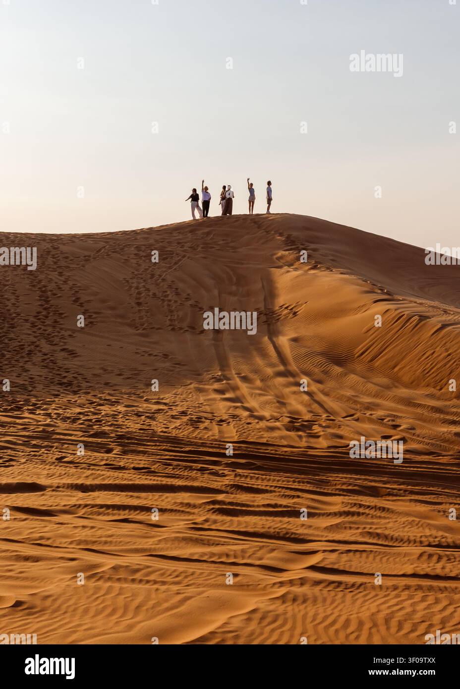 Gruppe von Personen, die zusammen reisen Stockfoto