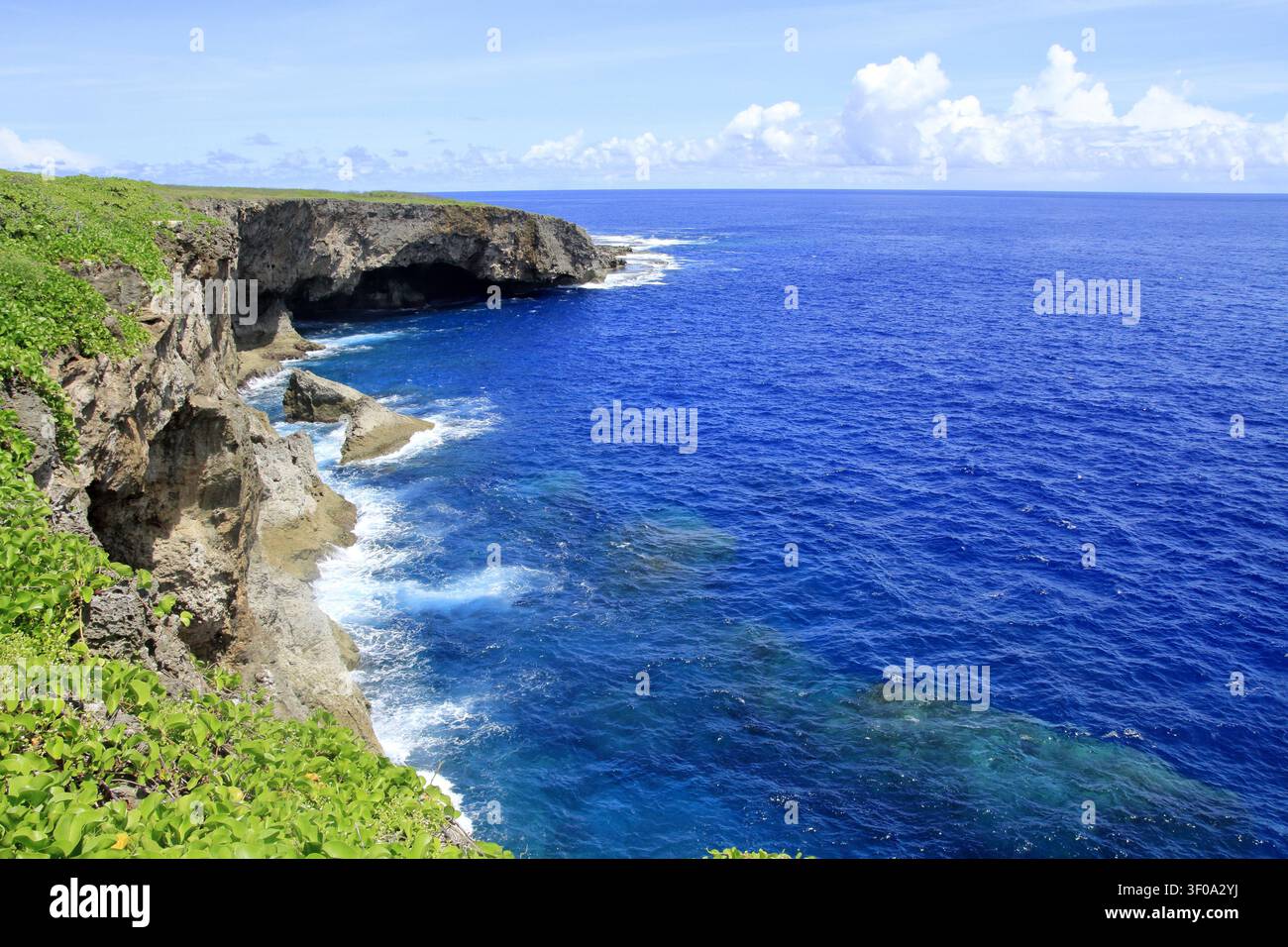 Banzai-Klippe in Saipan Stockfoto