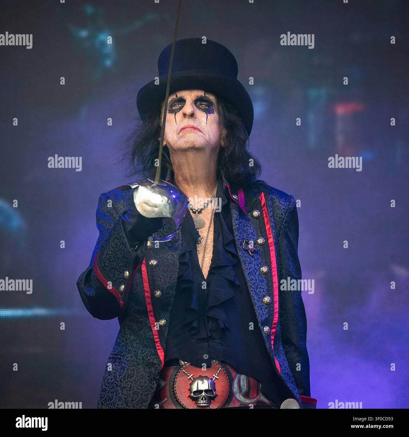Alice Cooper live beim Tons of Rock-Festival im Juni 2026 Stockfoto