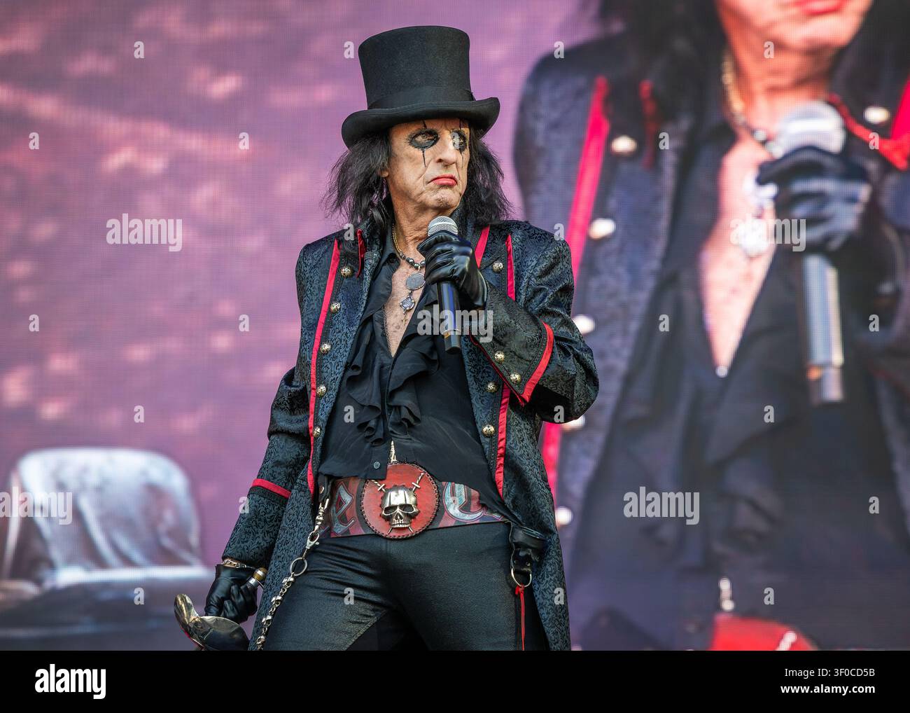 Alice Cooper live beim Tons of Rock-Festival im Juni 2026 Stockfoto