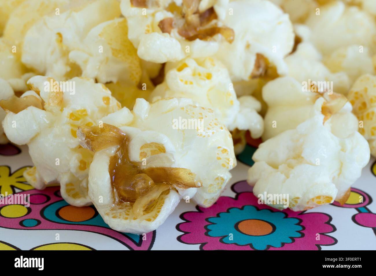Popcorn-Party Stockfoto