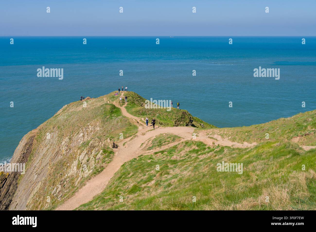 Baggy Point nahe Croyde im North Devon Coast National Landscape, England. Stockfoto
