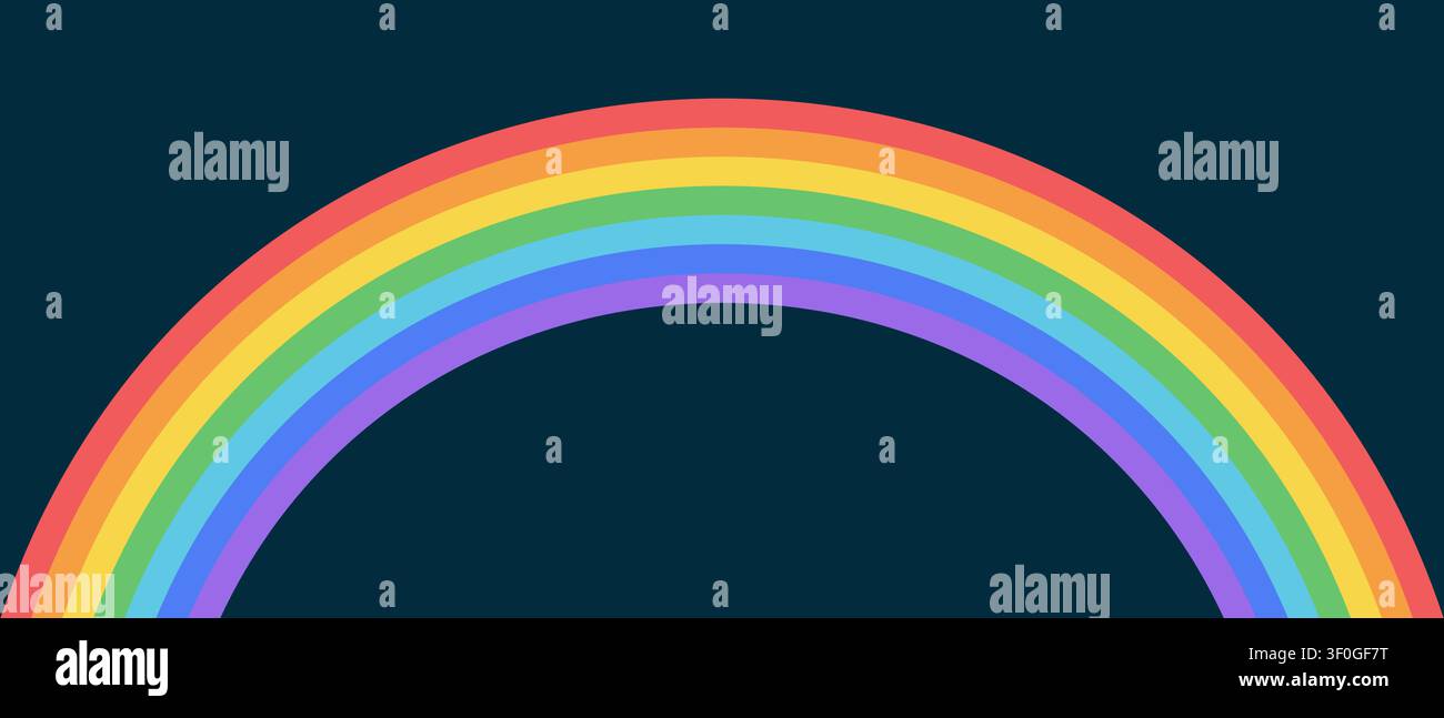 Vintage-Regenbogenstreifen schaffen einen groovigen Hintergrund aus den 70er Jahren mit fließenden parallelen Linien, abstrakten Wellen und geometrischen Retro-Mustern in psychedelischer Kunst Stock Vektor