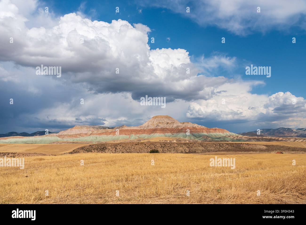 Die bemalten Berge von Nallıhan, Ankara Stockfoto