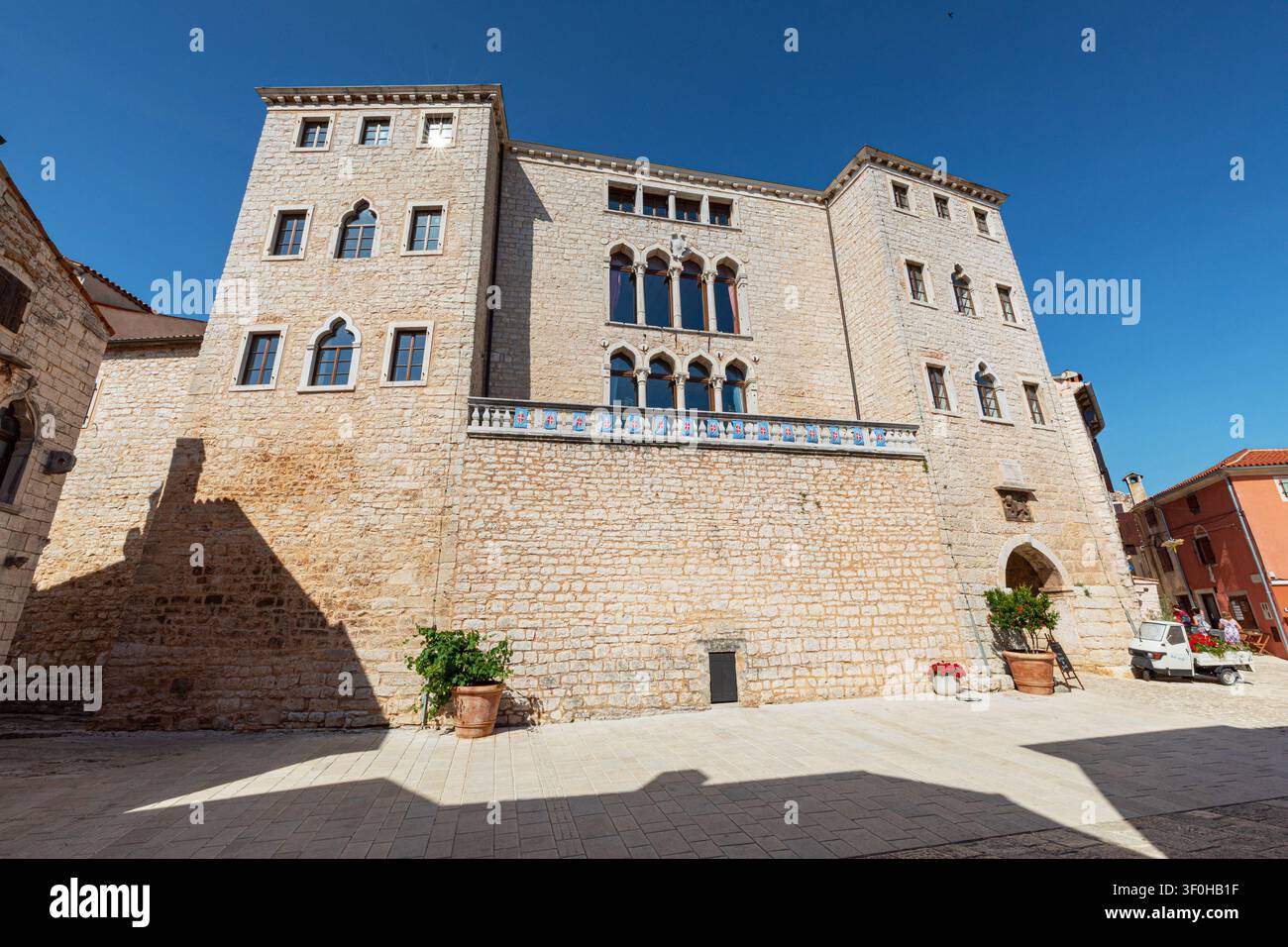 Die Altstadt von Bale in Istrien Stockfoto