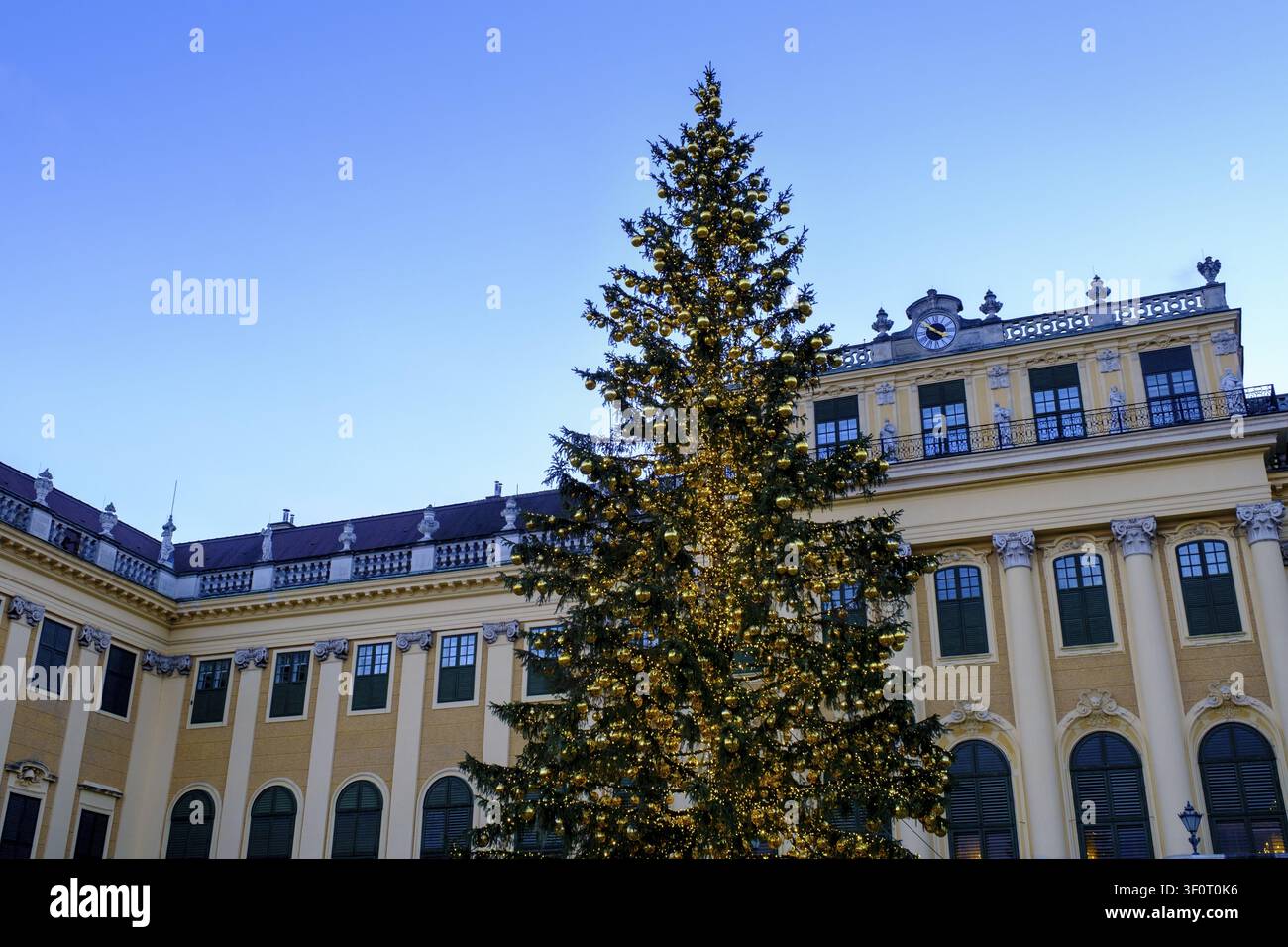Christkindlmarkt, Weihnachtsmarkt, Schloss Schönbrunn, Wien, Österreich Stockfoto