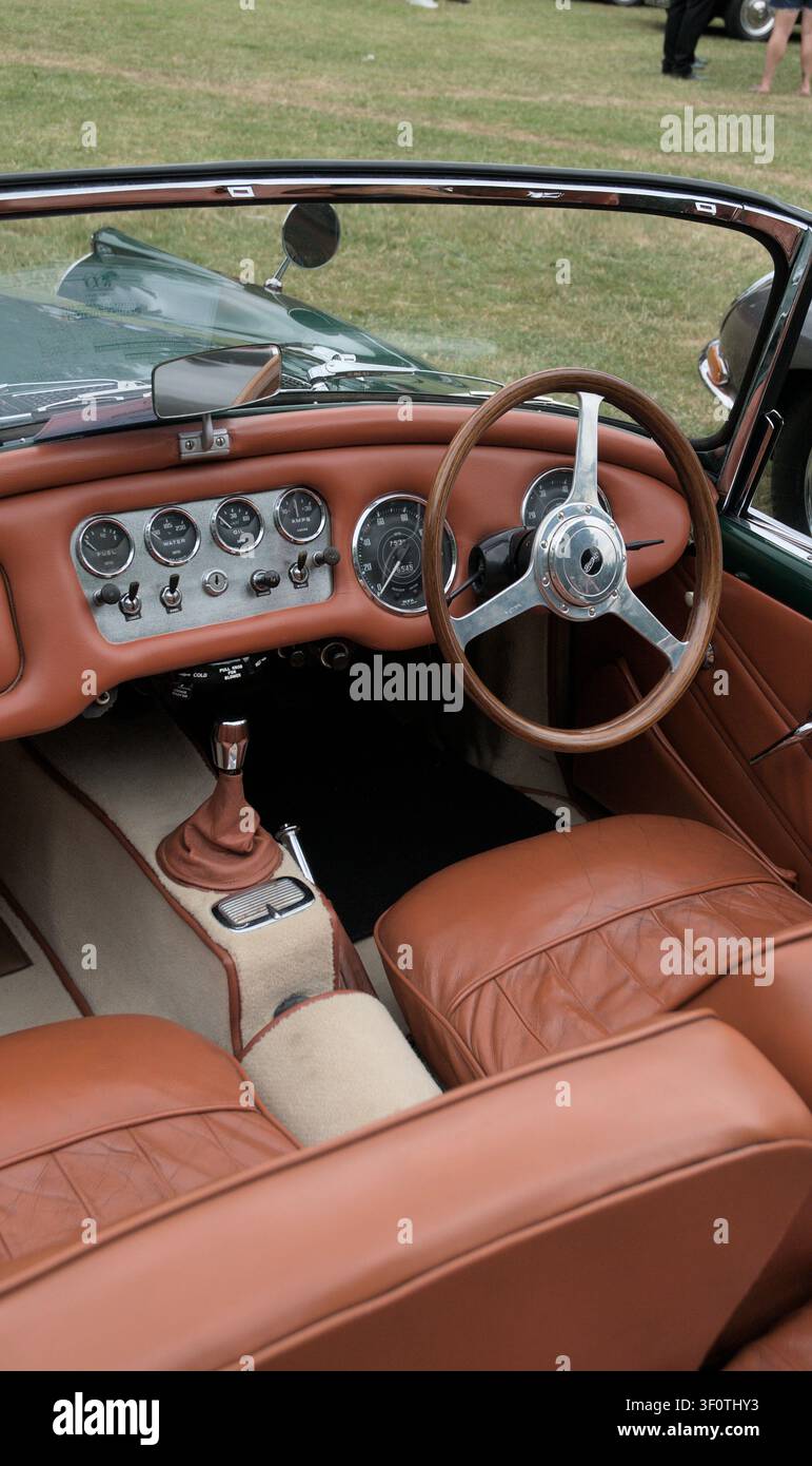 Klassische britische Autoschau Stockfoto