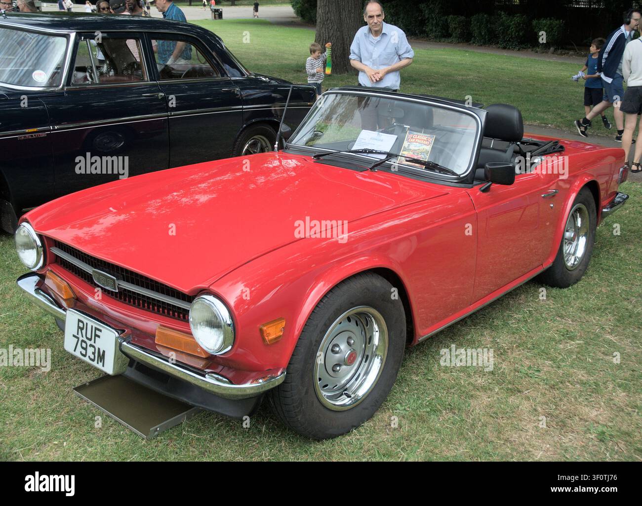 Klassische britische Autoschau Stockfoto