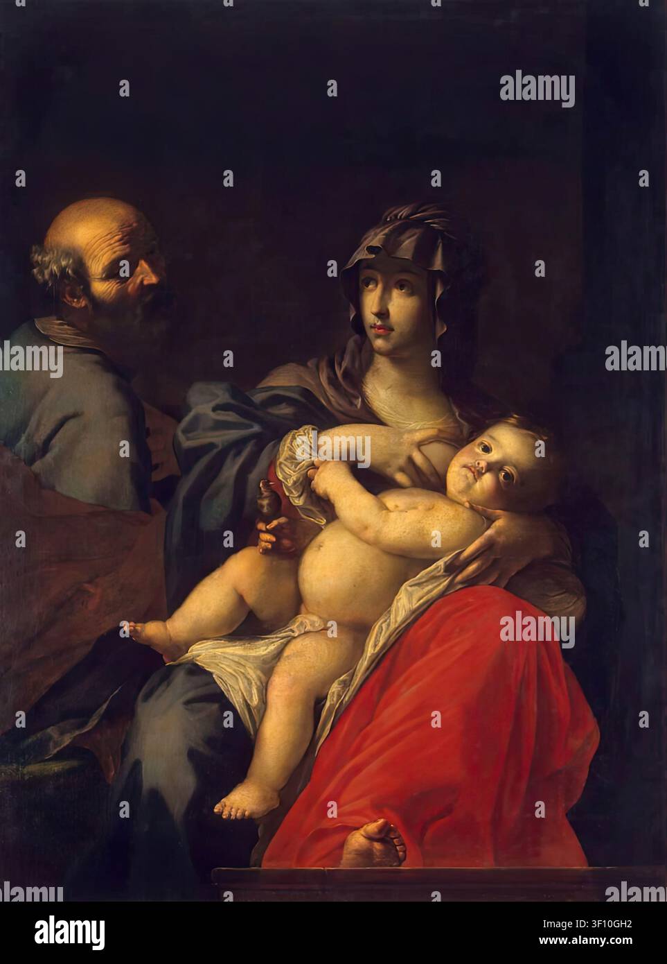 Heilige Familie, 1640. Stockfoto