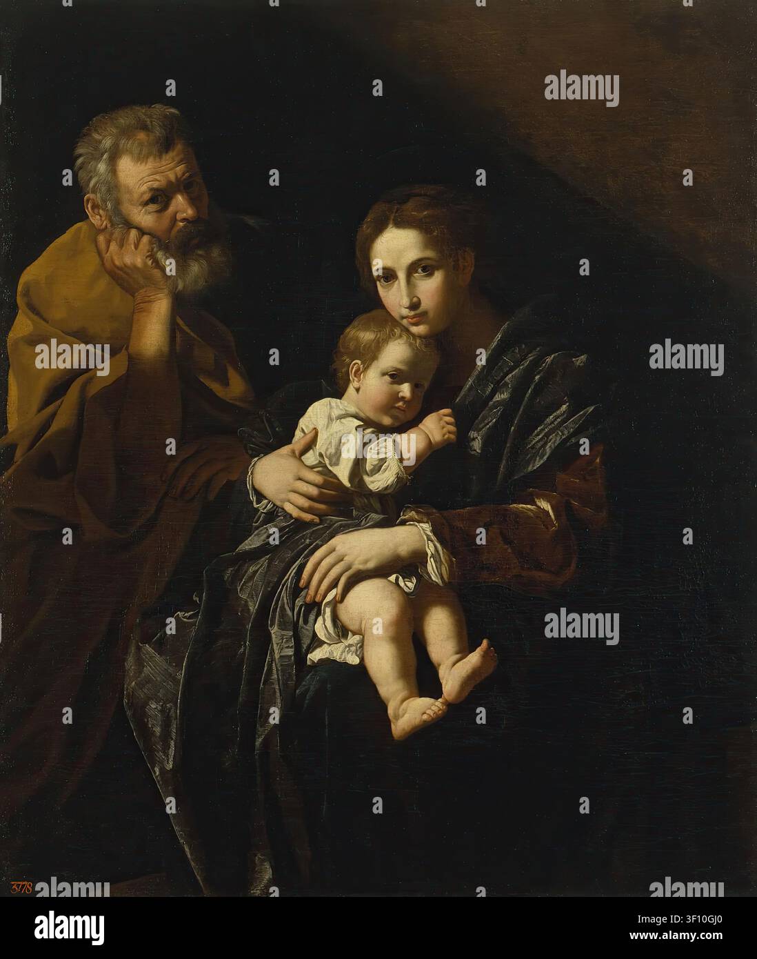 Heilige Familie, 1621. Stockfoto