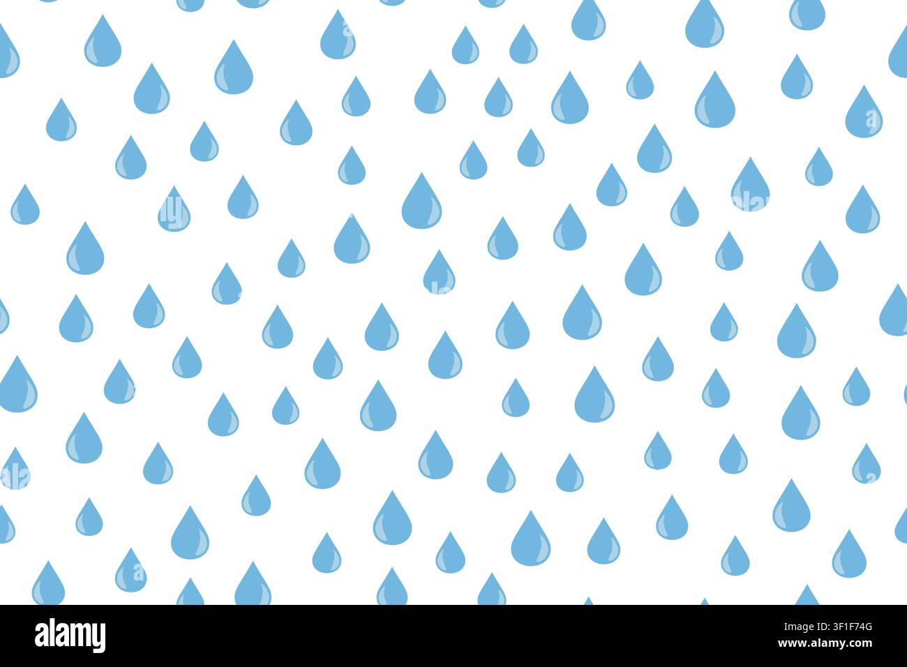Nahtloses Vektorhintergrund mit Wassertropfen Stock Vektor