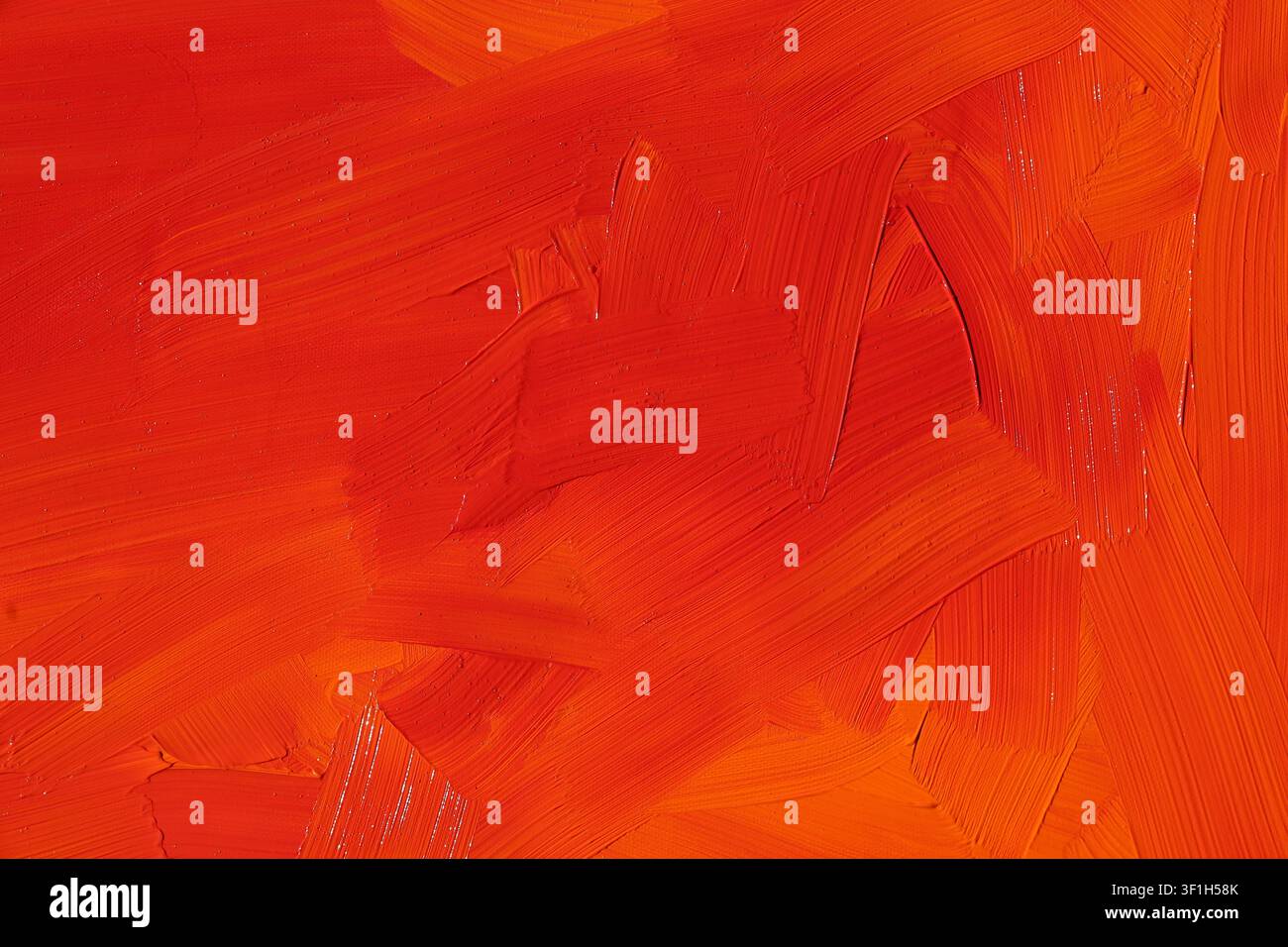 Hintergrundtextur mit roten Pinselstrichen Stockfoto