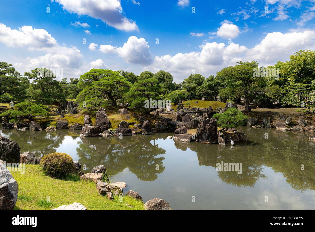Ninomaru-Garten in Kyoto, Japan Stockfoto