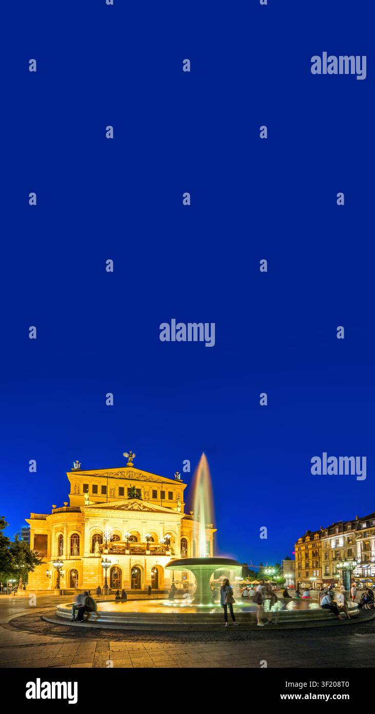 Altes Opernhaus, Frankfurt am Main, Hessen, Deutschland Stockfoto