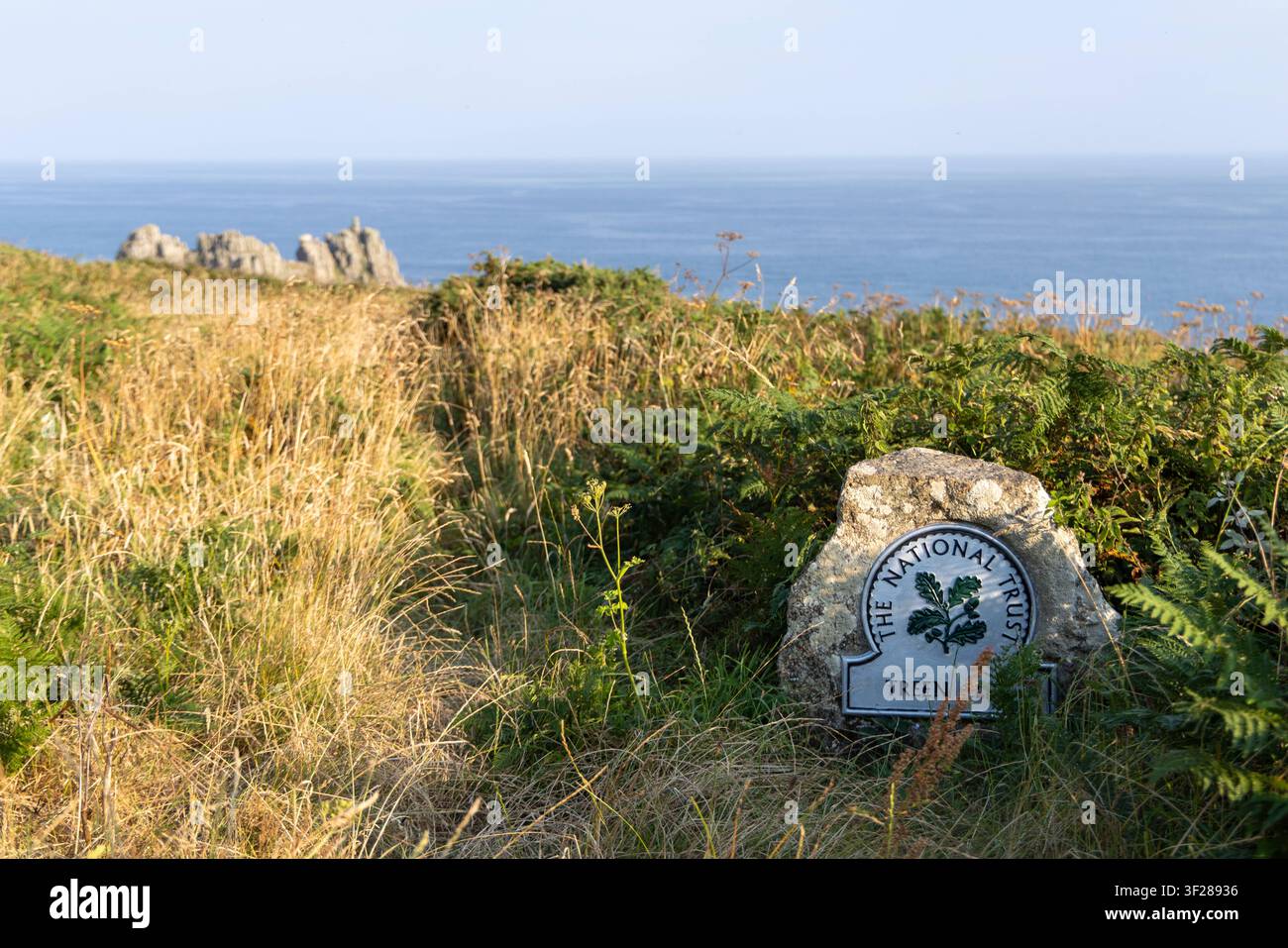 Cornwall 2026 Treen, St Levan, England - 16.7.2026: Treen-Klippen in Cornwall, England Stockfoto