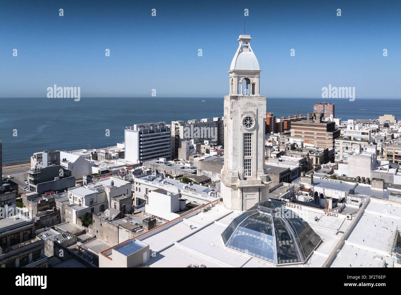 Luftaufnahme der Architektur von Montevideo, Uruguay Stockfoto