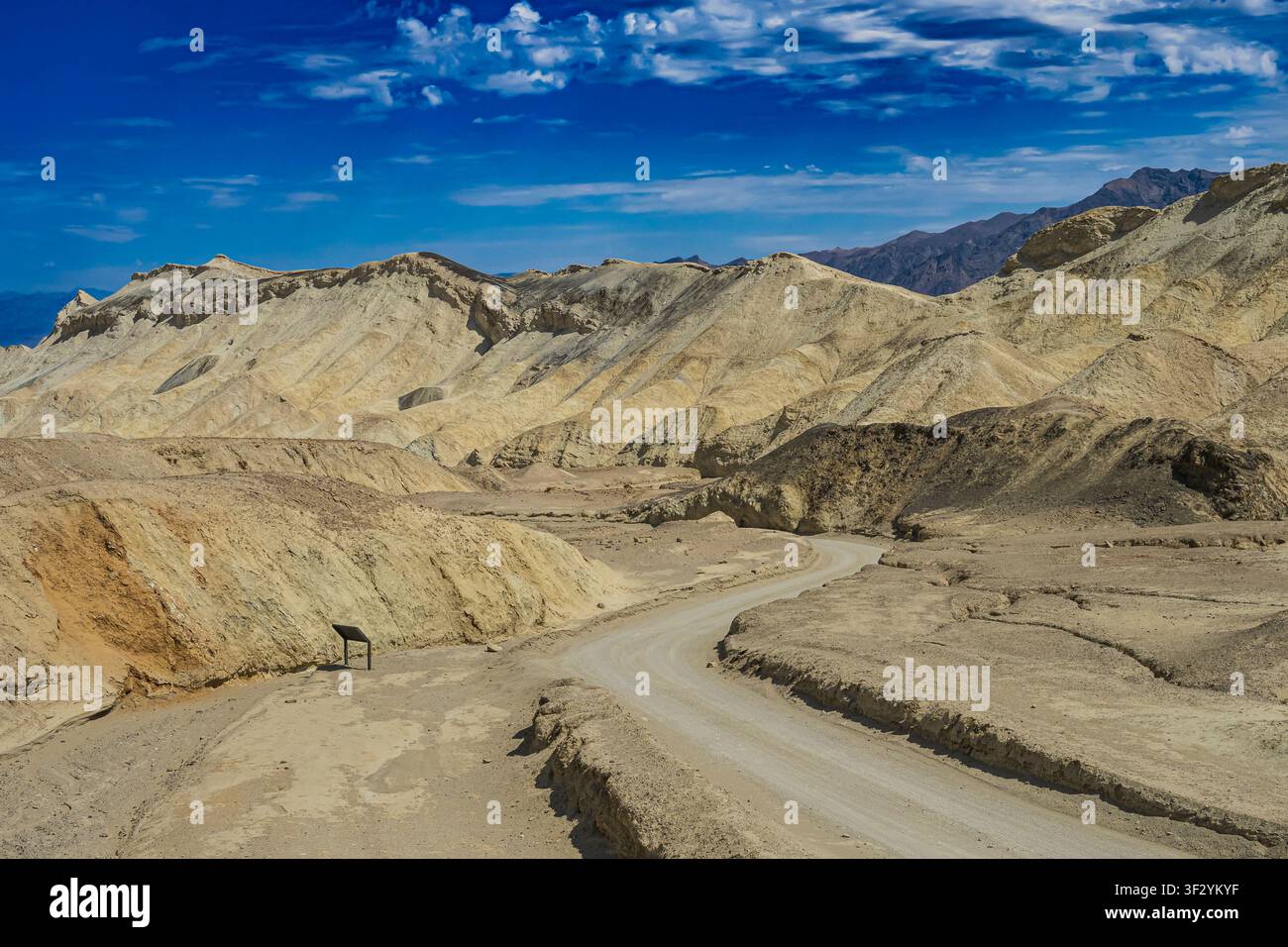 20 Mule Team Canyon, Death Valley Nationalpark, Kalifornien. Stockfoto