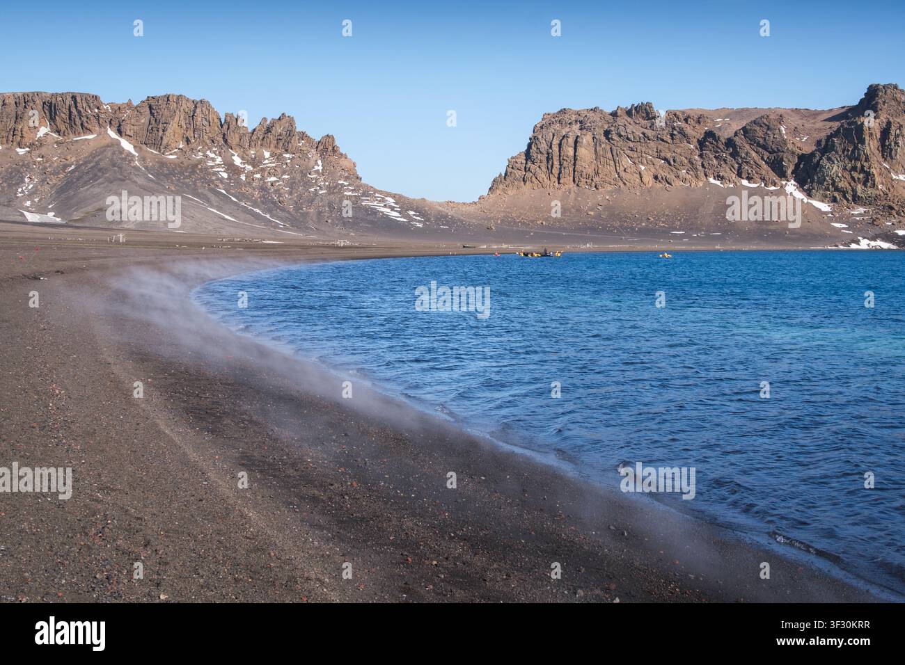 Deception Island Bay, Südliche Shetlandinseln, Antarktis Stockfoto