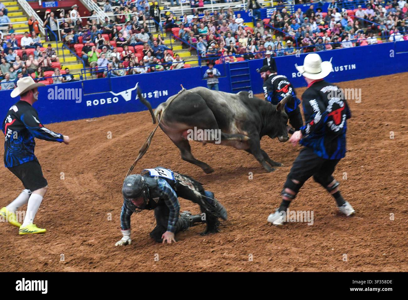 Rodeo Austin im Travis County Expo Center, Austin, Texas, 15. März 2017. (Foto von John Anderson/The Austin Chronicle) Stockfoto