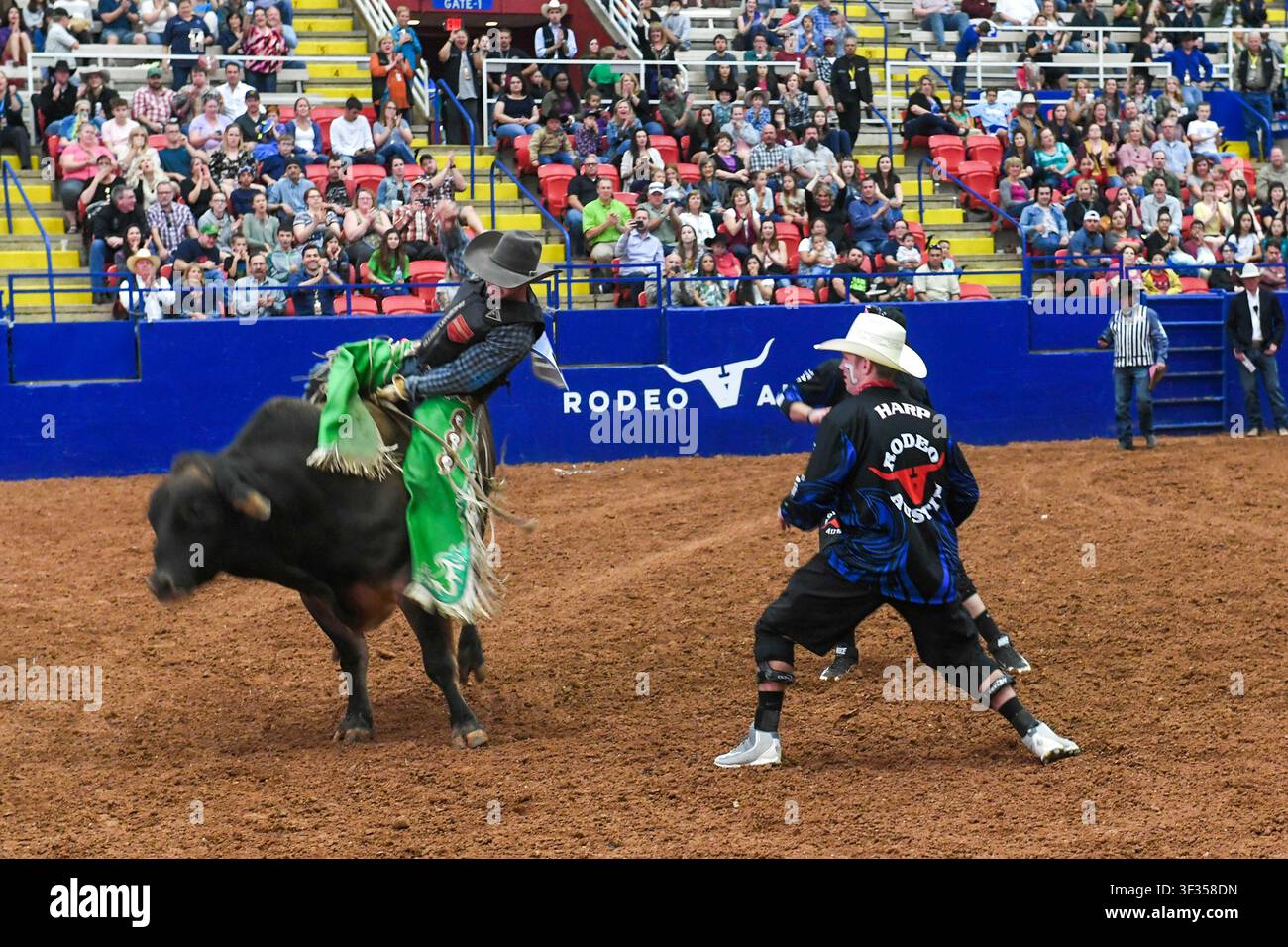 Rodeo Austin im Travis County Expo Center, Austin, Texas, 15. März 2017. (Foto von John Anderson/The Austin Chronicle) Stockfoto
