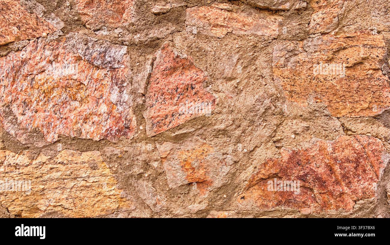 Strukturiertes Hintergrunddesign Mit Natursteinwand Stockfoto
