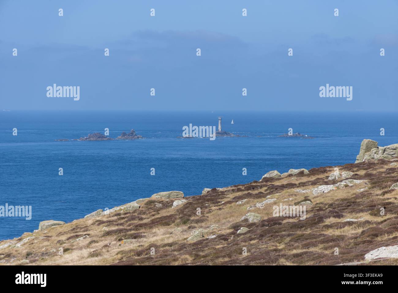 Cornwall 2026 Lands End, England - 18.7.2026: Land's End, der südwestlichste Punkt Großbritanniens und Teil von West-Cornwall im Südwesten, in Cornwall. England Stockfoto