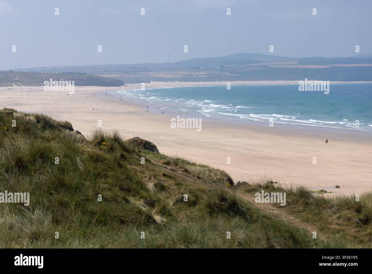 Cornwall 2026 Gwithian, England- 18.7.2026: Strand von Gwithian in Cornwall. England Stockfoto