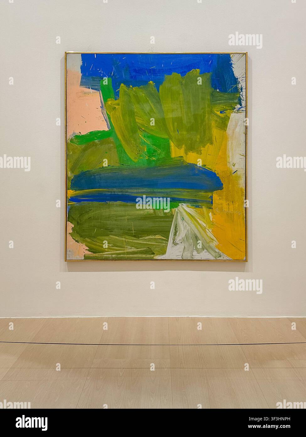 "Villa Borghese" (1960) des abstrakten Expressionisten Willem de Kooning, ausgestellt in den Galerien des Guggenheim Museums Bilbao im Baskenland Stockfoto