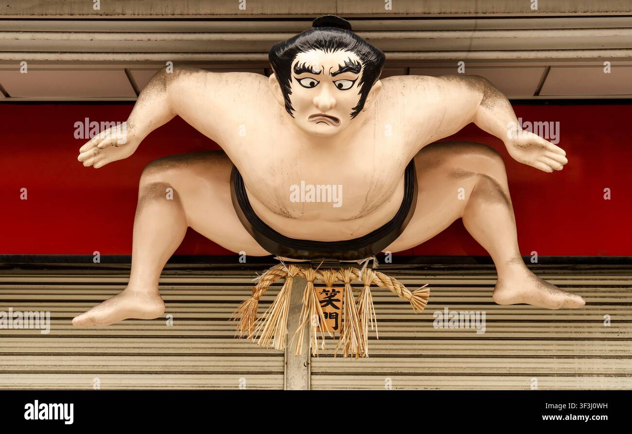 SUMO-SKULPTUR ASAKUSA TOKYO Stockfoto