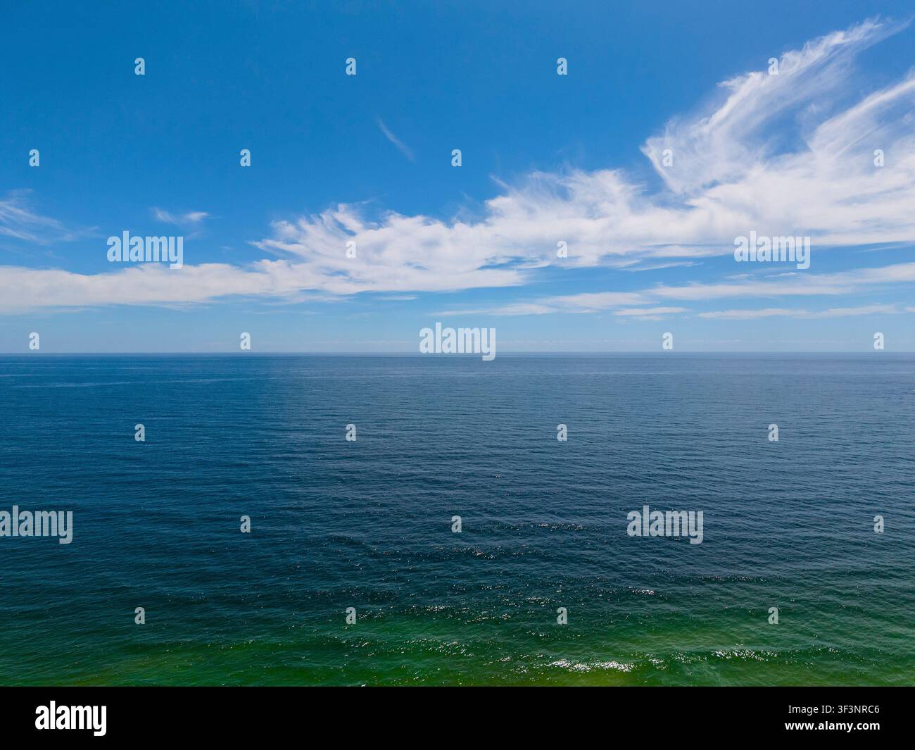 Luftbild des Meeres vor der Ostküste Australiens Stockfoto