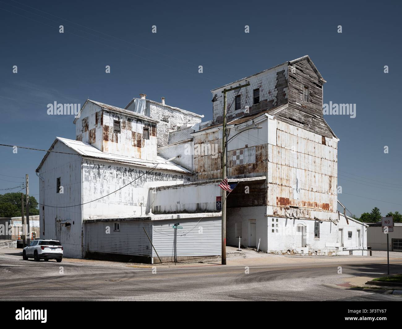 Millstadt Milling Company, Standort: Millstadt, IL Stockfoto