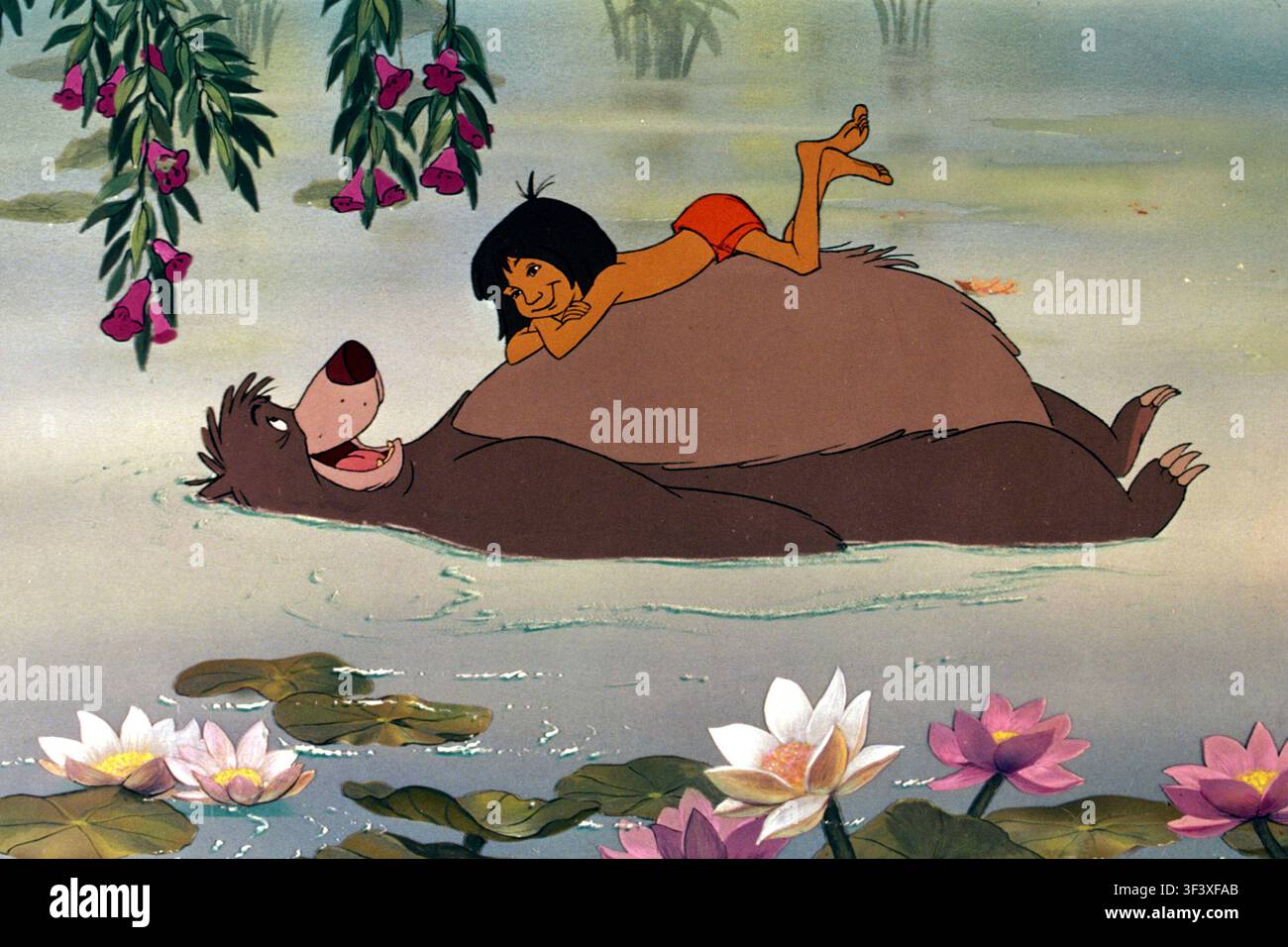 Das Dschungelbuch Mowgli & Baloo der Bär Stockfoto