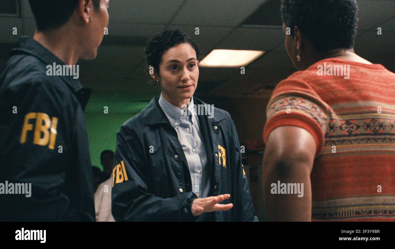 Wütende Emmy Rossum Stockfoto