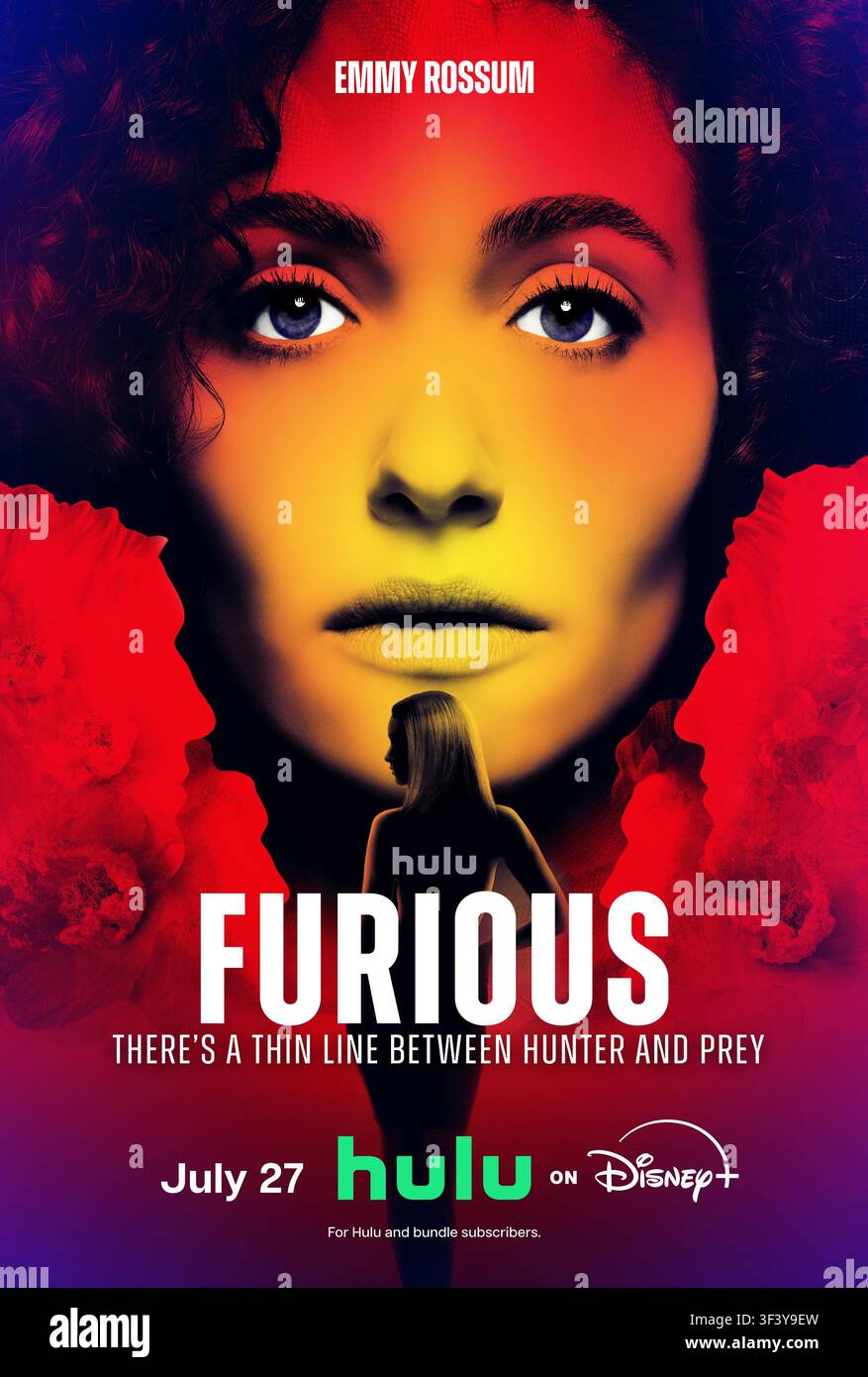 Wütendes Emmy-Rossum-Poster Stockfoto
