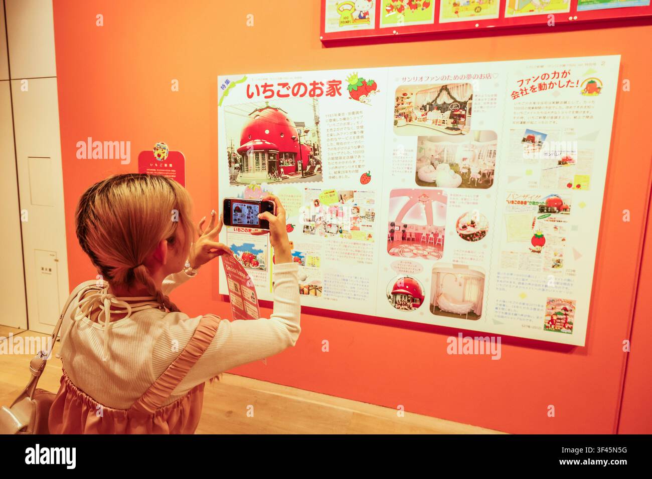 SANRIO AUSSTELLUNG: DER ANFANG VON KAWAII MORI ART CENTER GALLERY TOKYO Stockfoto