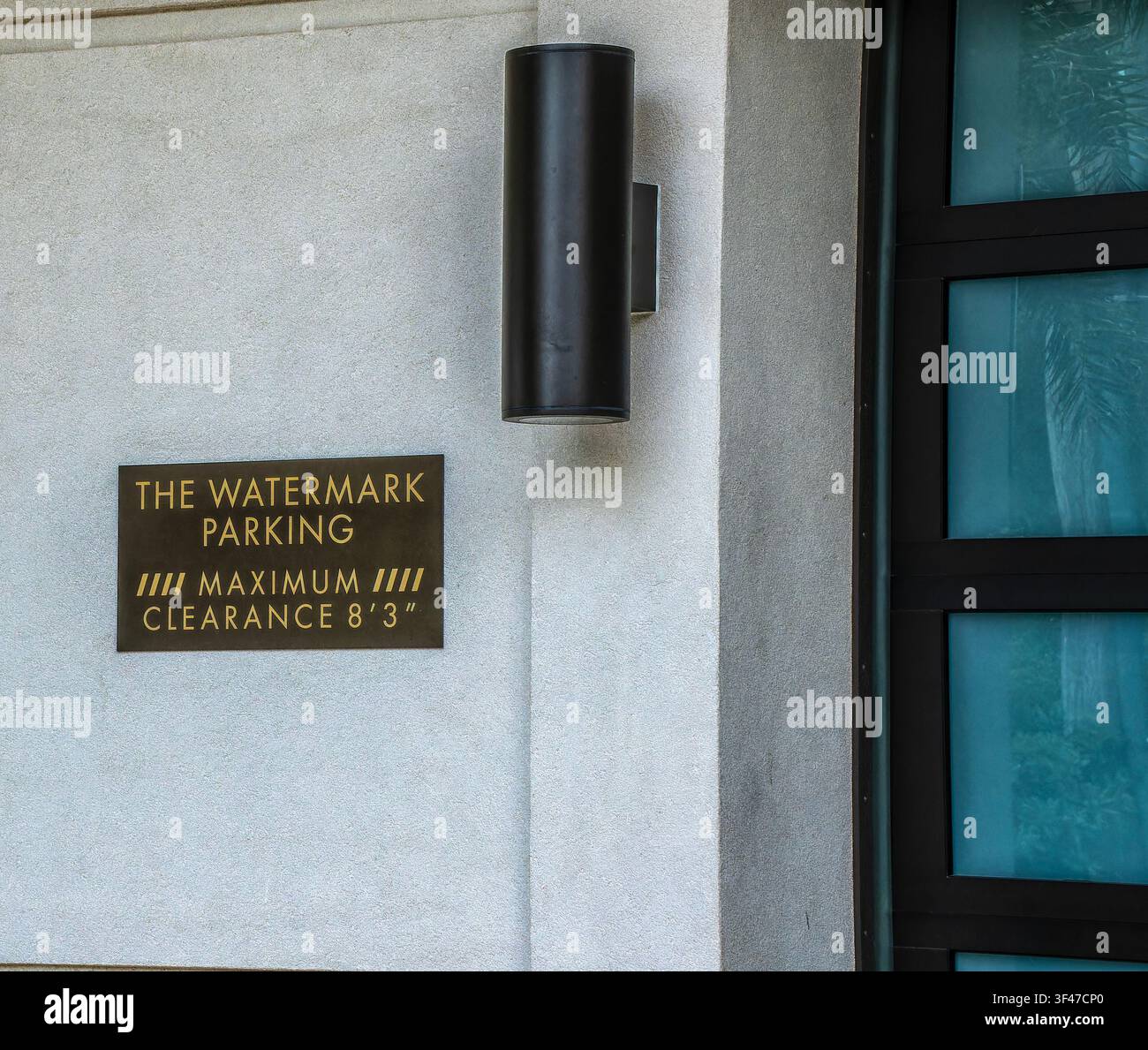 Das Watermark-Apartment in den Cayman-Inseln Stockfoto
