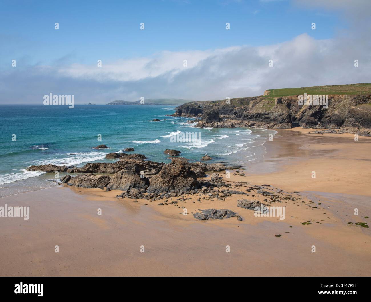 Porthcothan Bay North Cornwall. Stockfoto