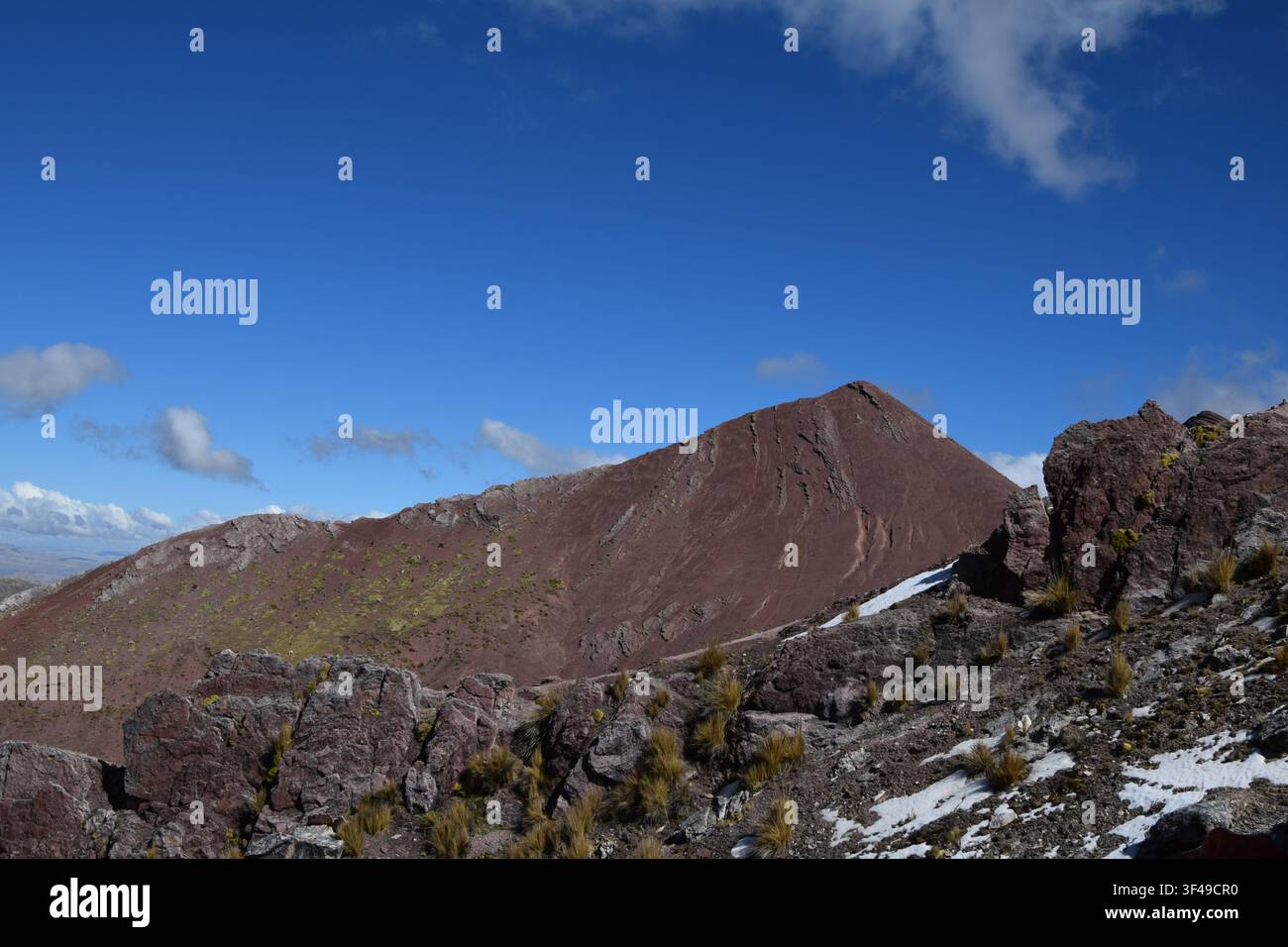 Palcoyo, Region Cusco-Peru- Regenbogenberge Stockfoto