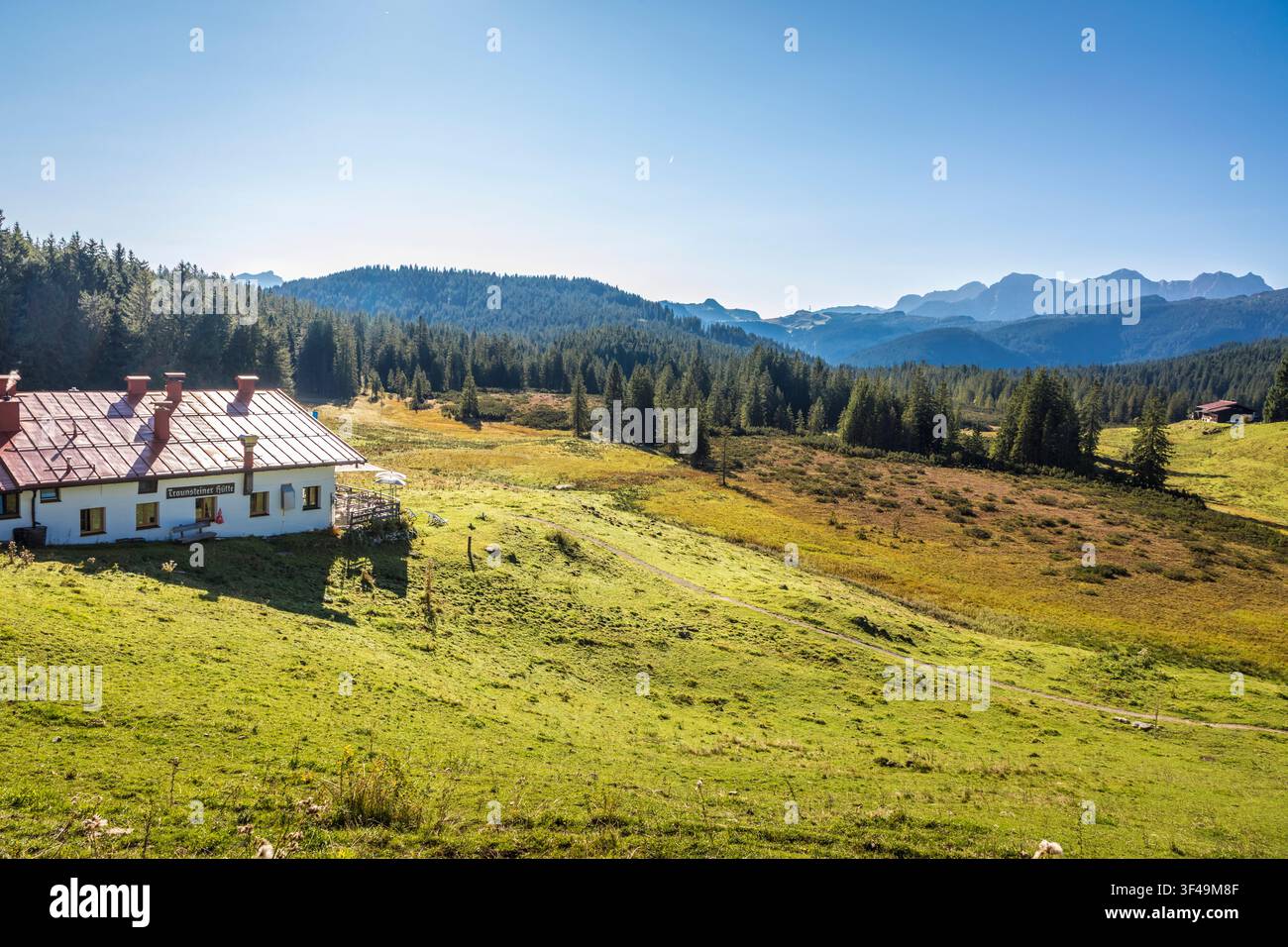 Traunsteiner Hütte auf der Winklmoosalm, Reit im Winkl, Oberbayern, Bayern, Deutschland Stockfoto