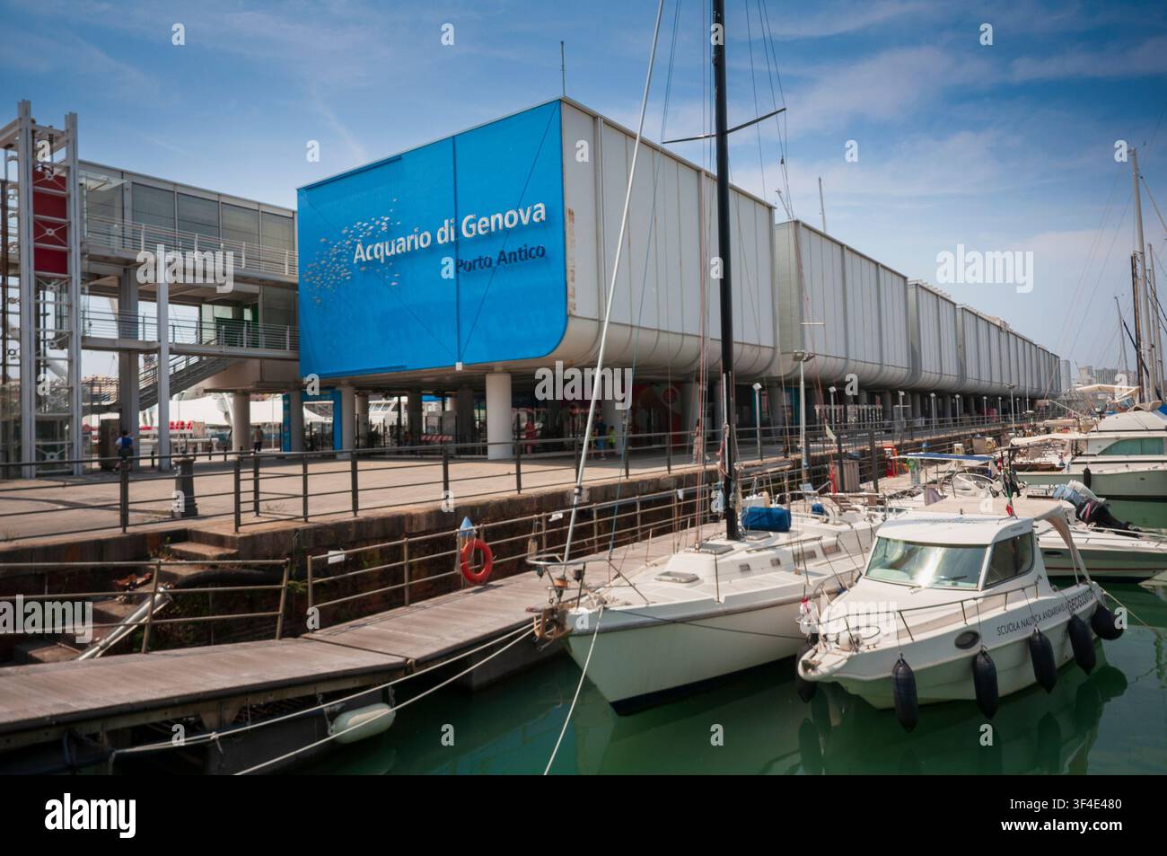 Italien, Ligurien, Genua, Porto Antico, Acquario di Genova, Aquarium von Renzo Piano Baujahr 1992 Stockfoto