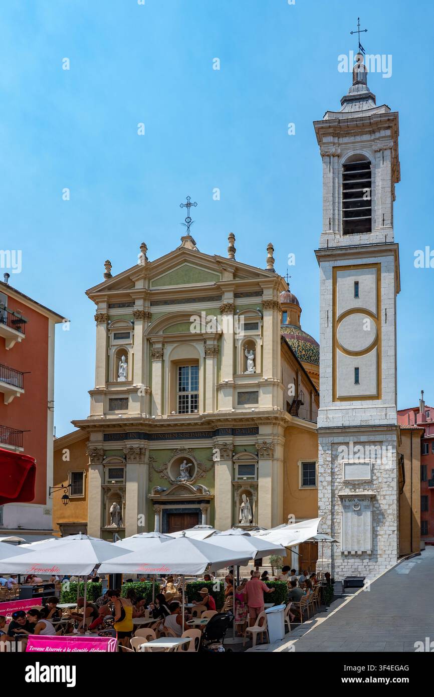 Kathedrale Sainte-Reparate, Altstadt, Nizza, Provence-Alpes-Côte d'Azur, Frankreich Stockfoto