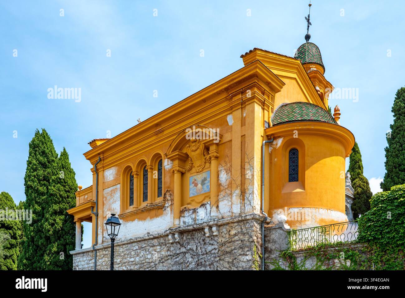 Kapelle der Heiligen Dreifaltigkeit, Nizza, Provence-Alpes-Côte d'Azur, Frankreich Stockfoto