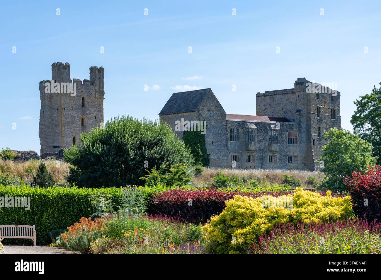Helmsley Castle, Helmsley, Yorkshire, England Stockfoto